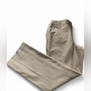 💕 Talbots signature cream neutral business 12 dress trouser pants straight leg